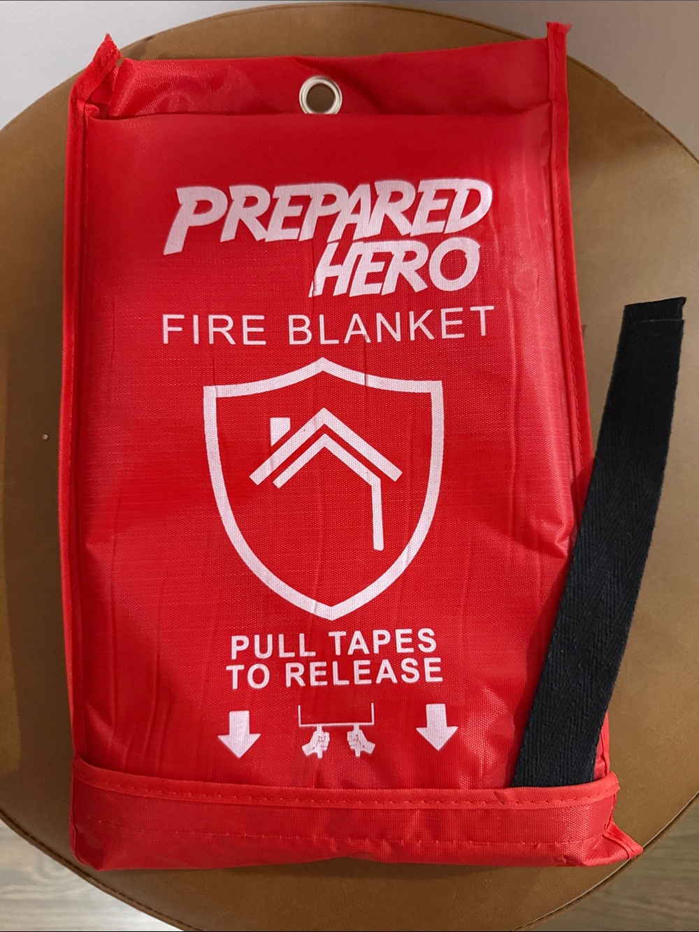 Red Fire Blanket -
